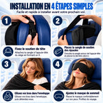 Oreiller Voyage Ajustable avec Masque